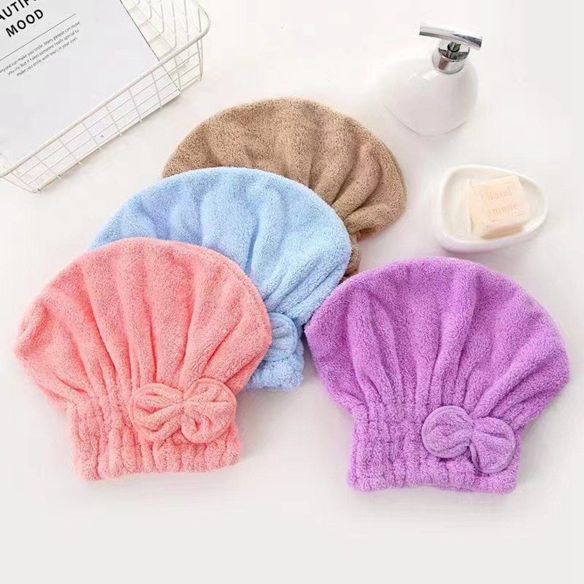 1Pc Microfiber Hair Drying Tow - Head Wrap Turban のレビューと価格
