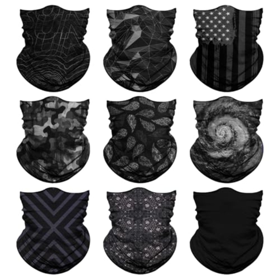 Neck Gaiter for Men Women Head - Face Scarf Mask のレビューと価格