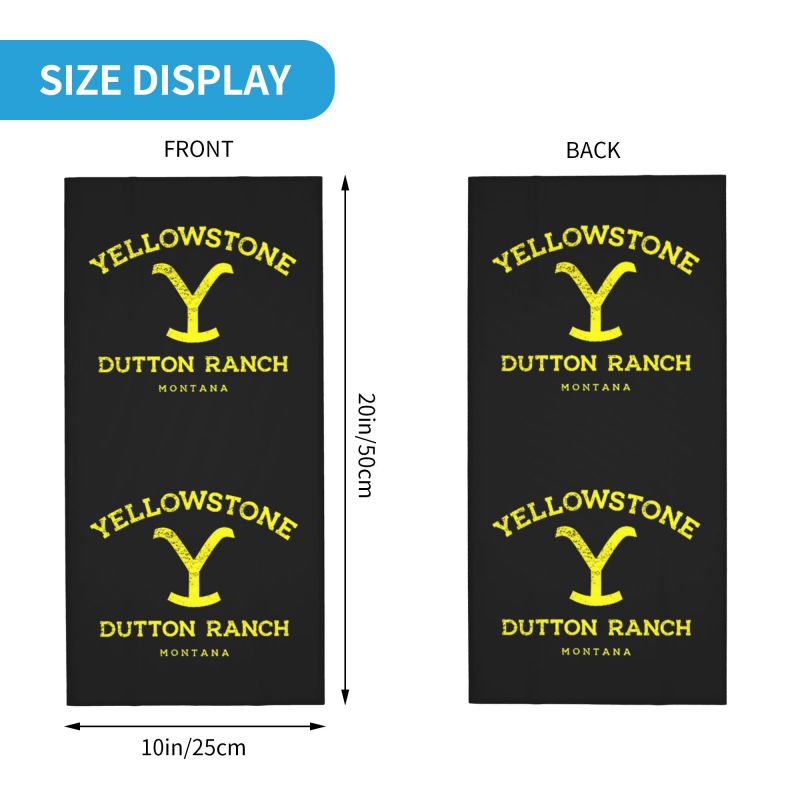 Yellowstone Dutton Ranch Print - Neck Warmer Tube のレビューと価格