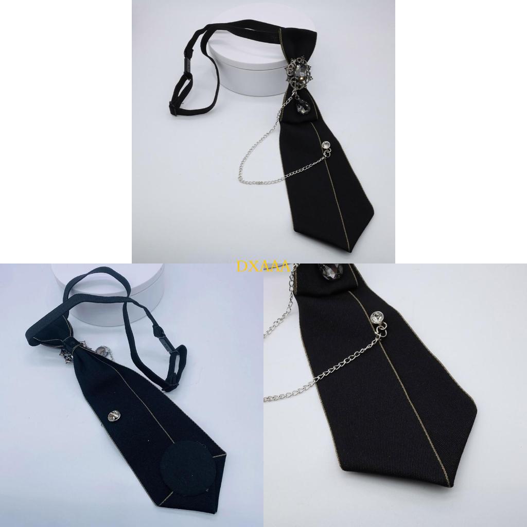 DXAA Women Gothic Tie Uniform  - Bow Tie Pre Tied のレビューと価格
