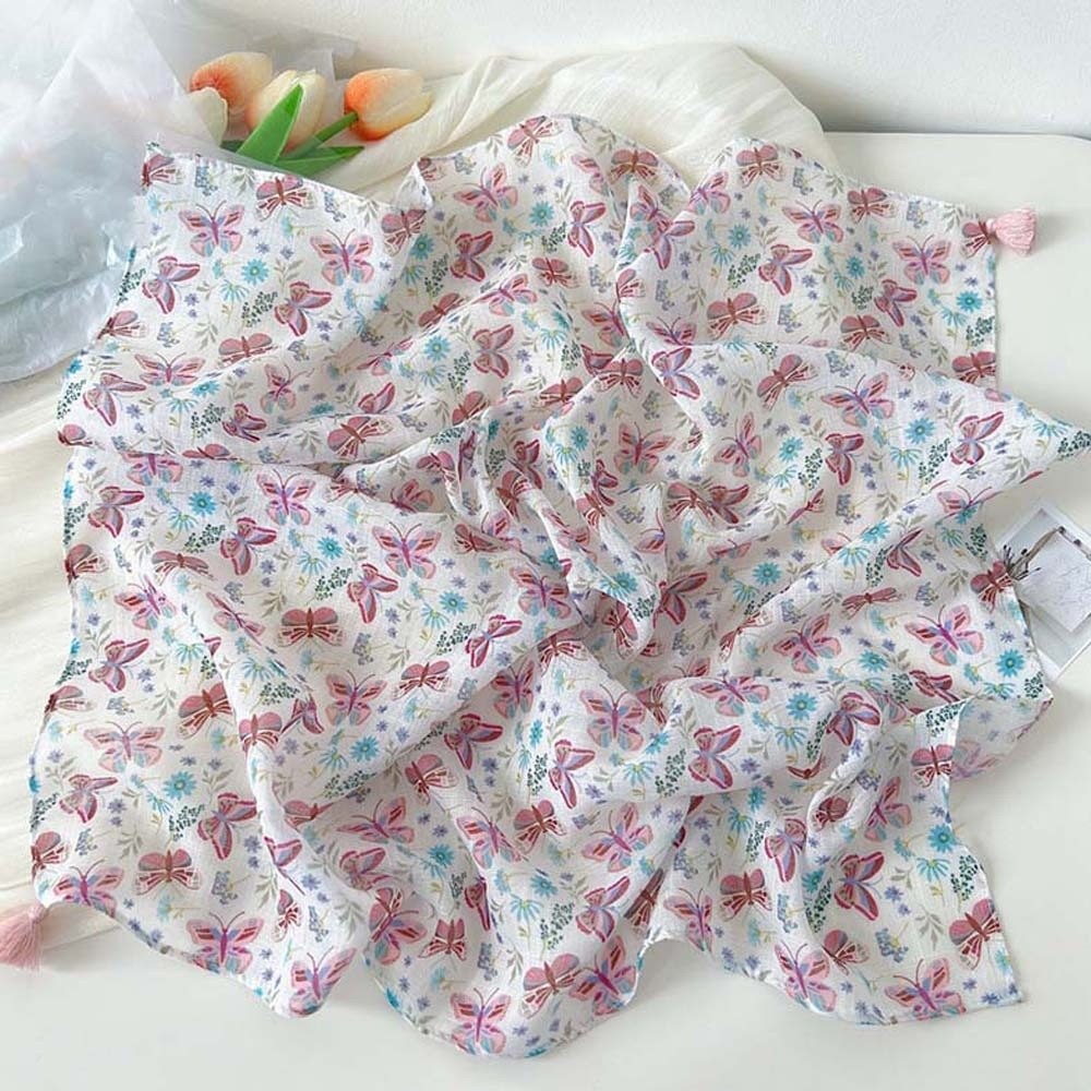 Neck Wrap Cotton-Linen Square  - Bandana Cotton のレビューと価格