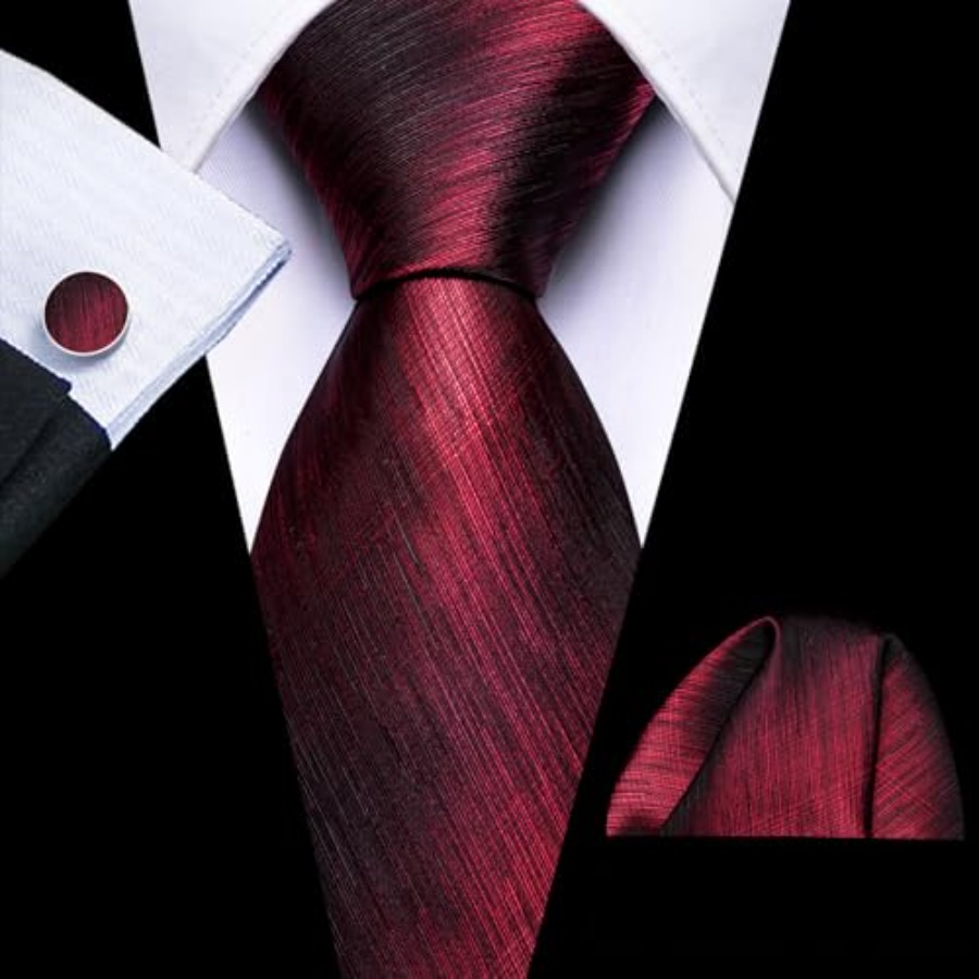 Tie Sets for Men Silk Stripe N - Silk Tie Striped のレビューと価格