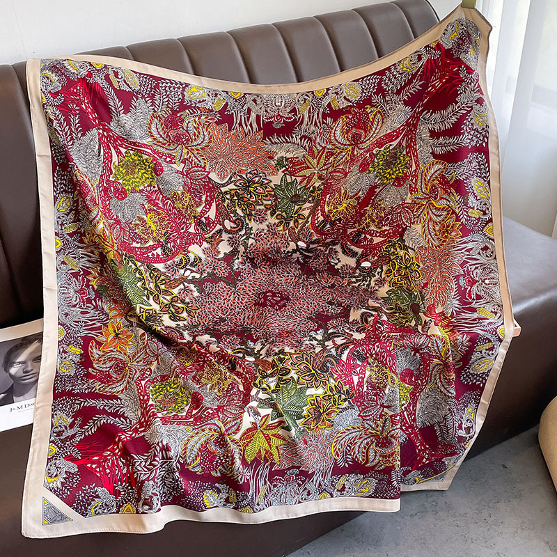 90*90cm Square Scarf Twill Cot - Bandana Cotton のレビューと価格