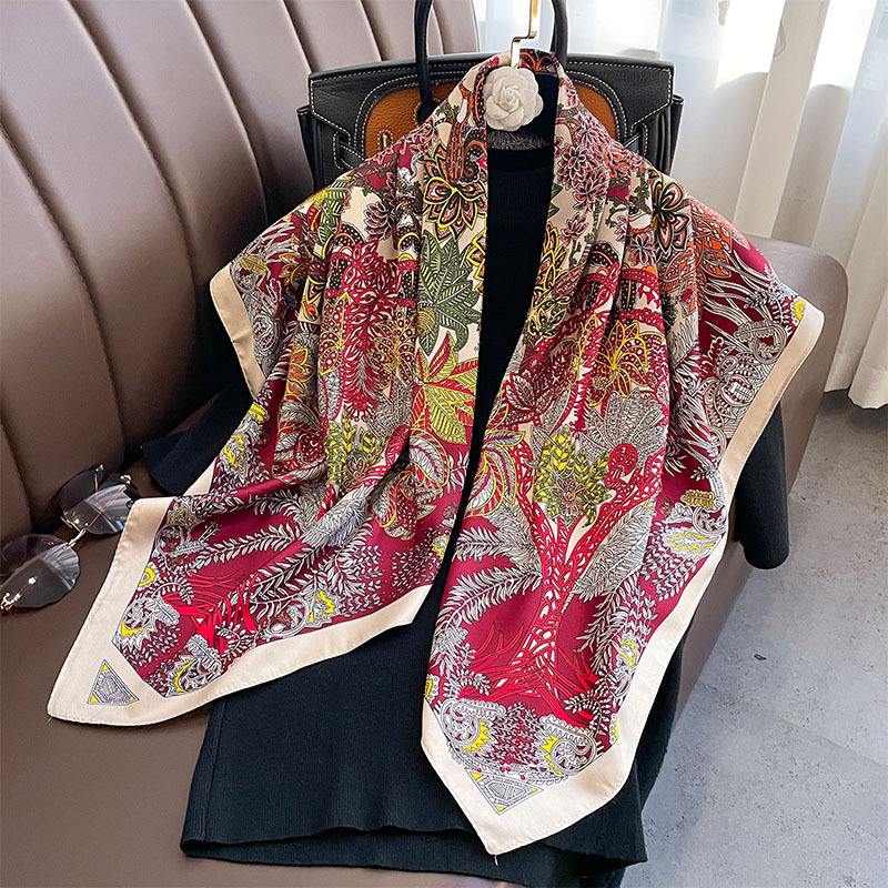 90*90cm Square Scarf Twill Cot - Bandana Cotton のレビューと価格