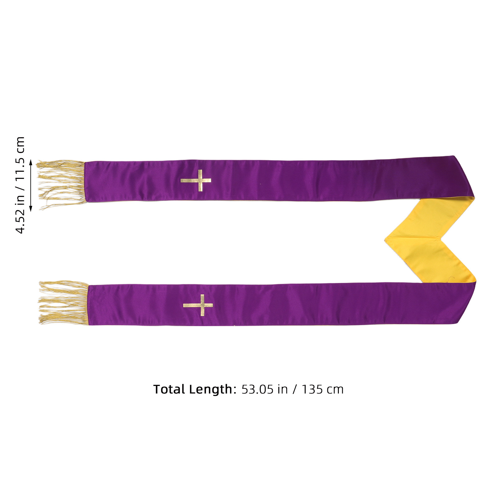 Reversible Wedding Pastor Stol - Stole Wedding Shawl のレビューと価格
