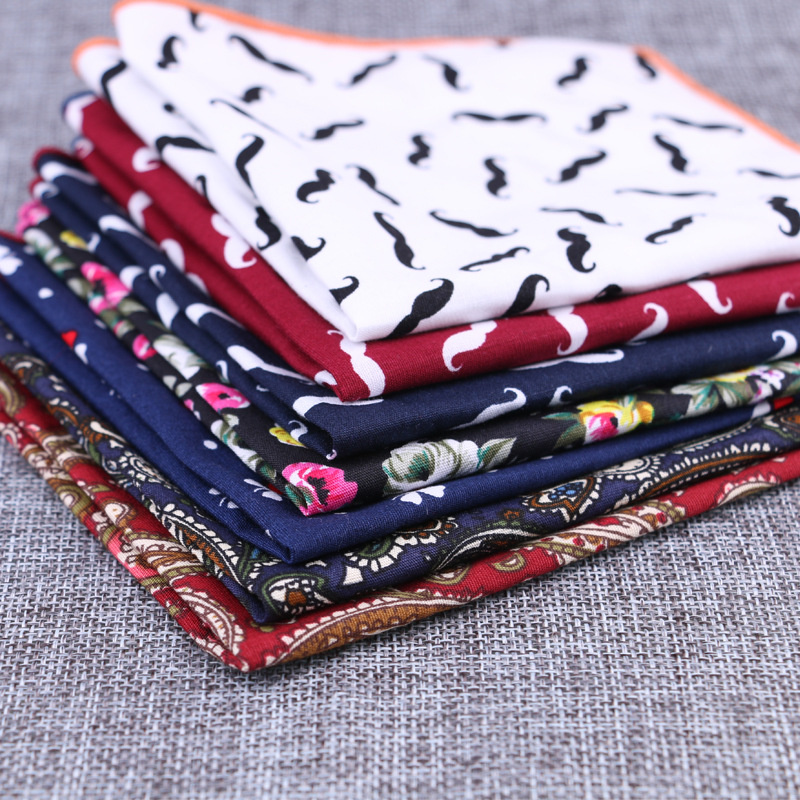 Fashion Cotton Pocket Square F - Handkerchief Cotton Men のレビューと価格