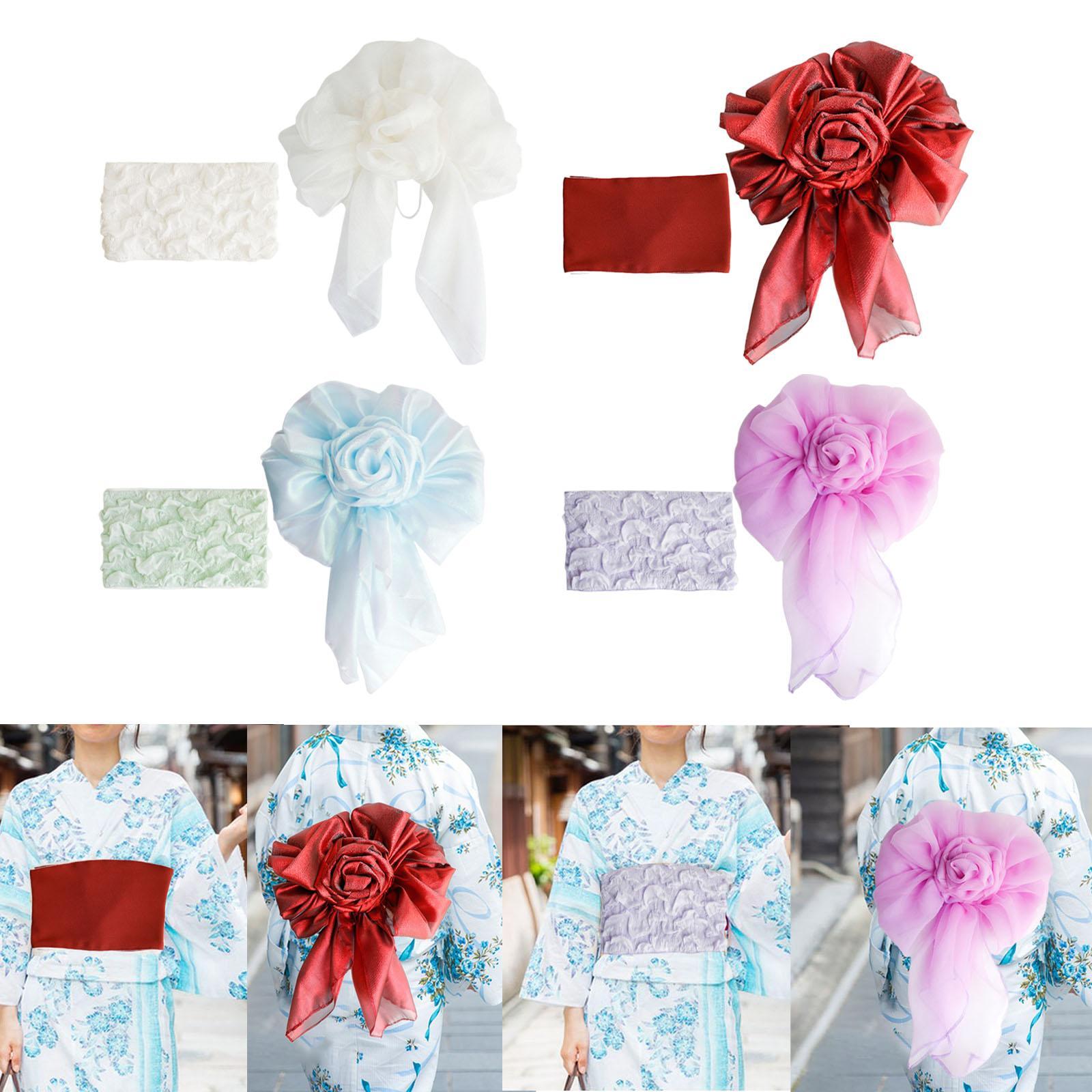 Yukata Belt Soft for Lady Wome - Bow Tie Pre Tied のレビューと価格