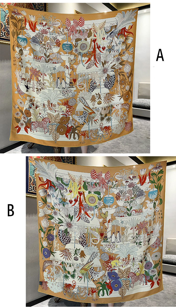 Double Sided Print Luxury Silk - Pashmina Wrap Large のレビューと価格