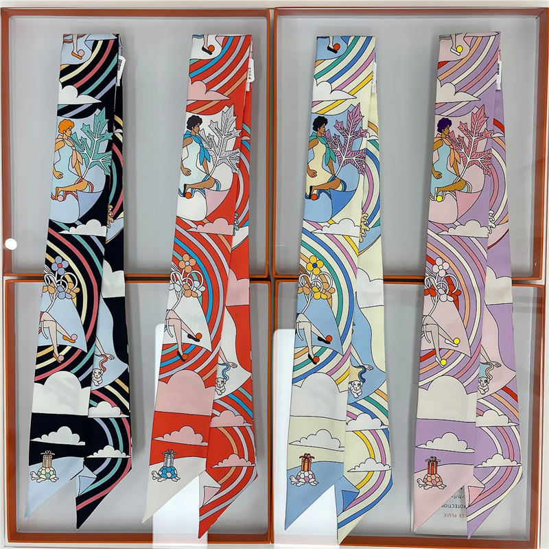 Women 100% Mulberry Silk Scarf - Ascot Neck Scarf のレビューと価格