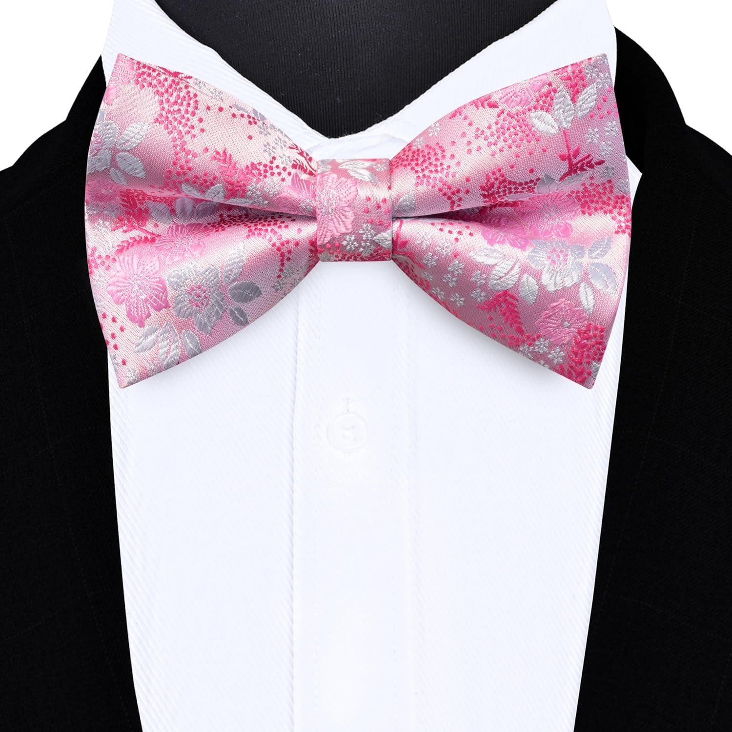 Floral Bow Tie & Handkerchief  - Bow Tie Pre Tied のレビューと価格