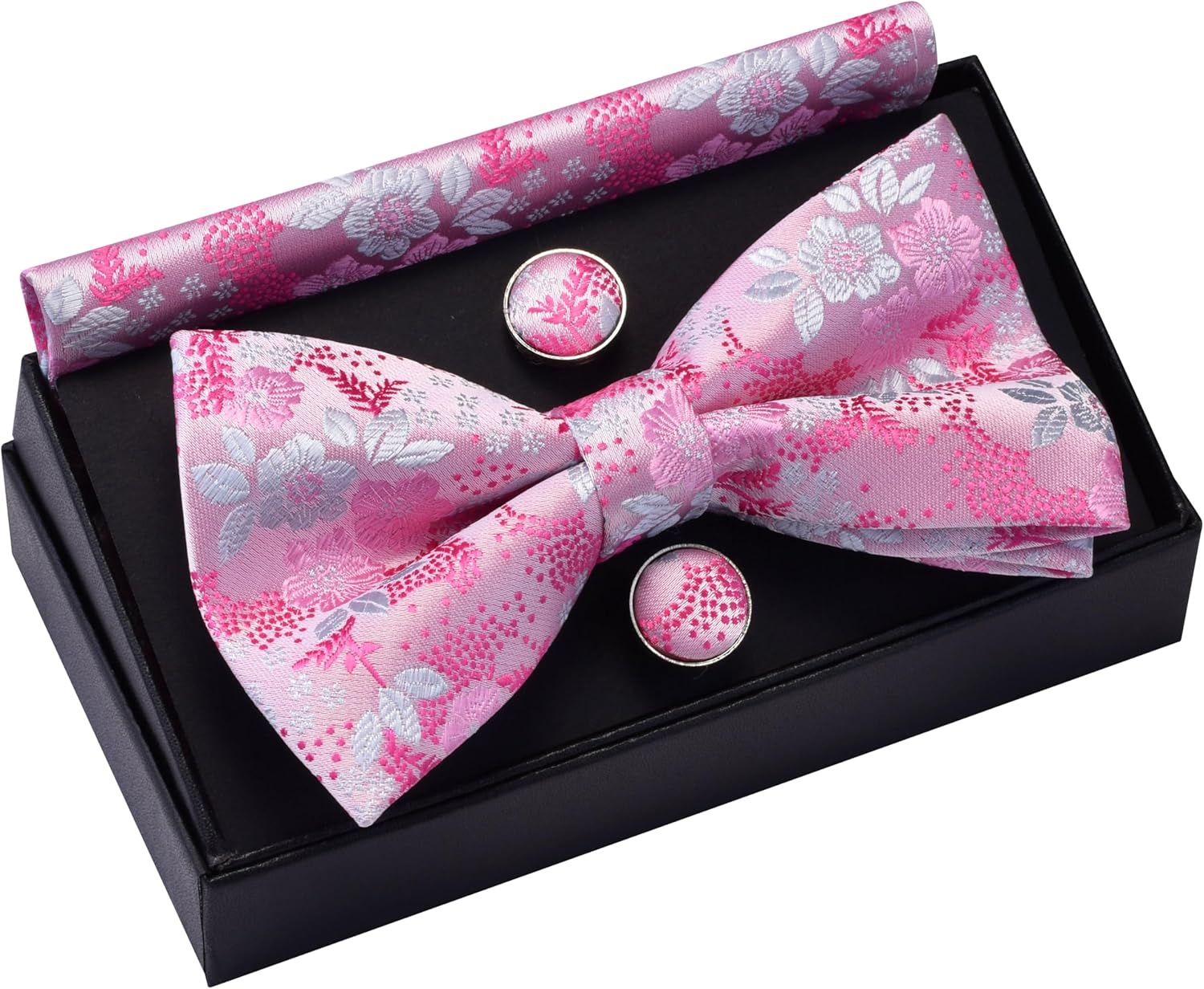 Floral Bow Tie & Handkerchief  - Bow Tie Pre Tied のレビューと価格