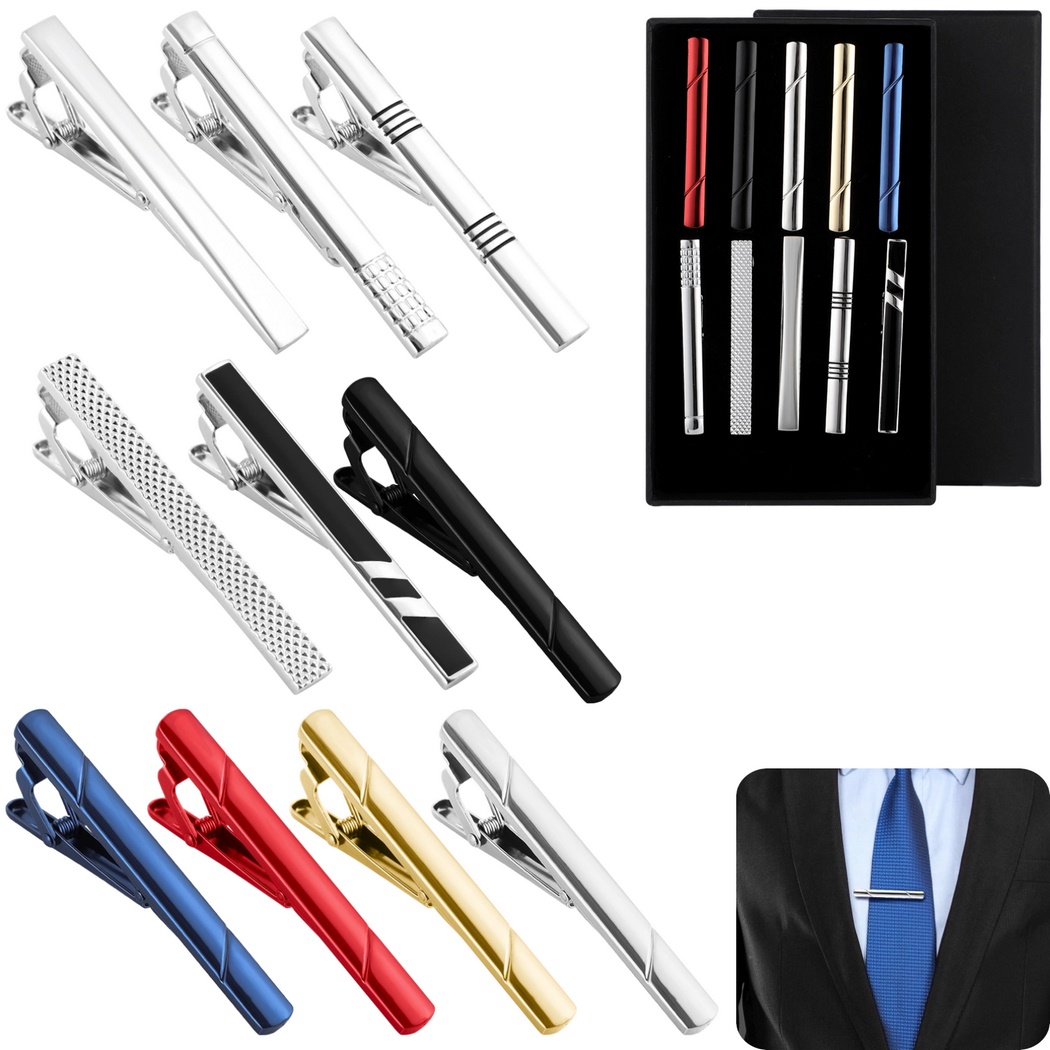 10Pcs Tie Clips Tie Clip Set F - Tie Bar Set Gift のレビューと価格