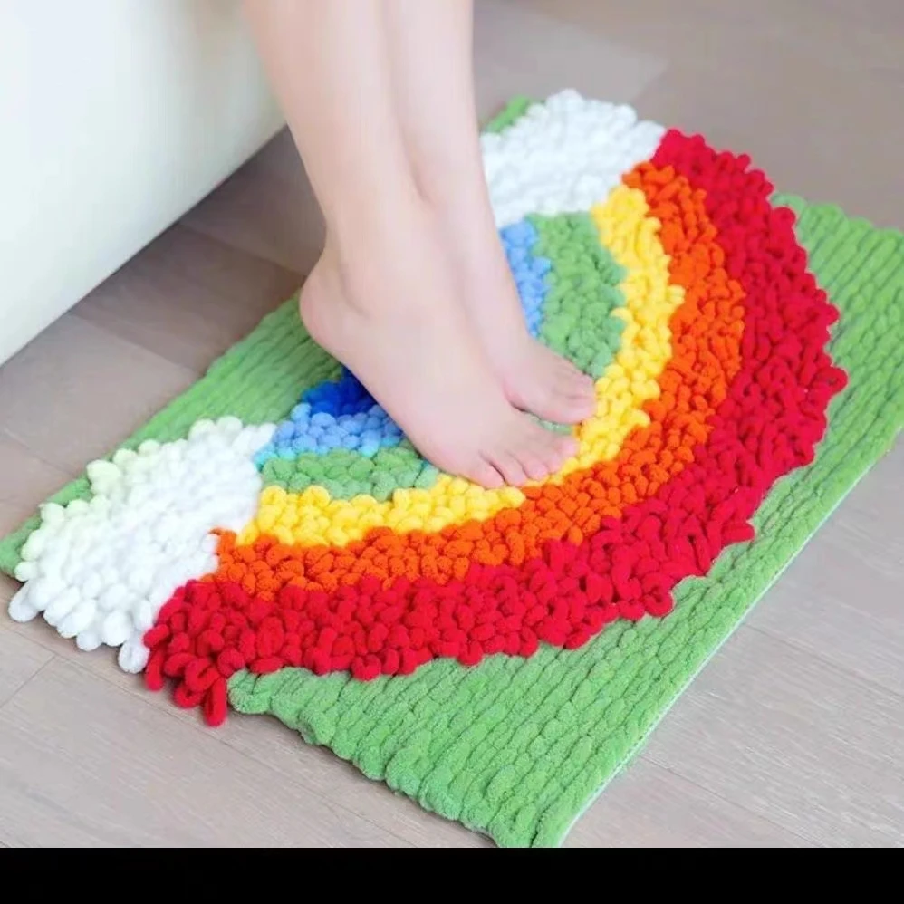 100g/Ball Finger Loop Yarn Thr - Woven Scarf Blanket のレビューと価格