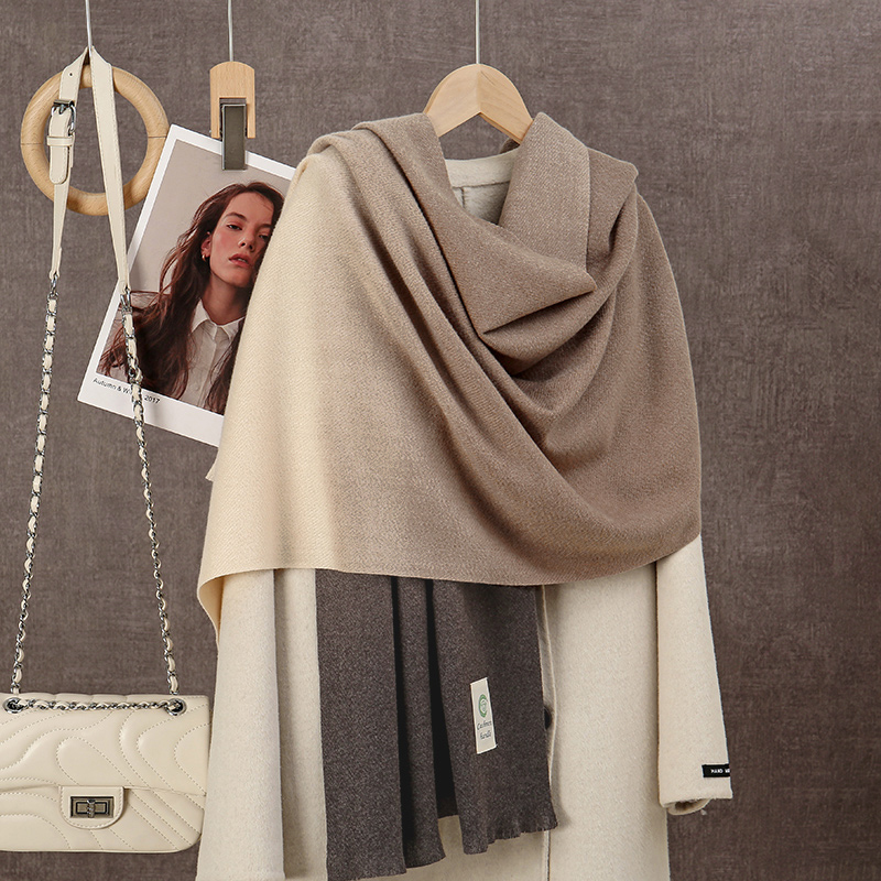New 2024 Gradient Cashmere Sca - Woven Scarf Blanket のレビューと価格