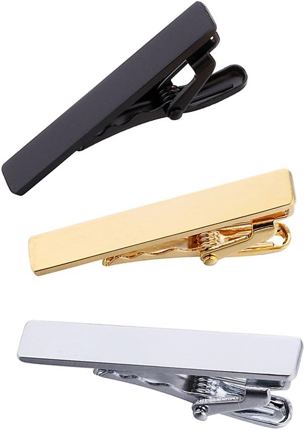 Men's Skinny Tie Clip Set 3 To - Tie Clip Silver のレビューと価格