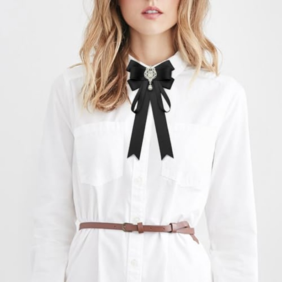 LJBFNN Bow Tie For Women, Pre- - Bow Tie Pre Tied のレビューと価格