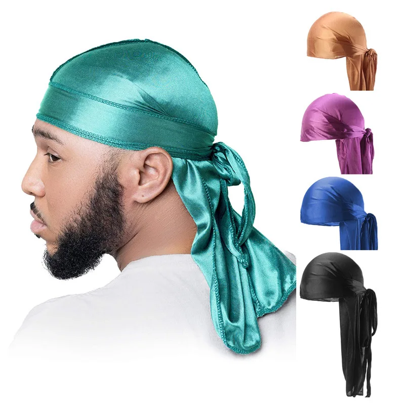 5Pcs Silk Durag Bandana Turban - Bandana Doo Rag のレビューと価格