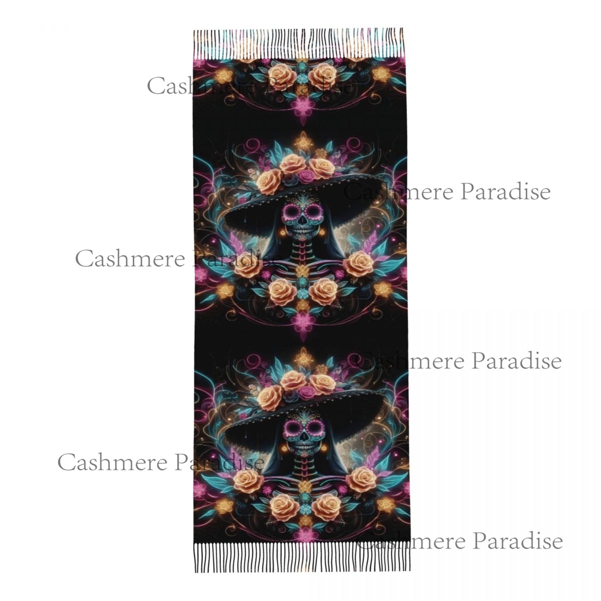 Mexico Skull Woman Vintage Sty - Pashmina Wrap Large のレビューと価格