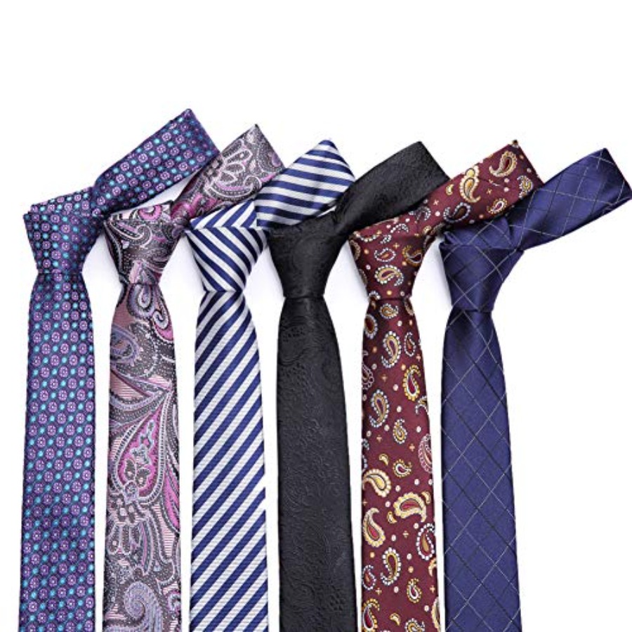 4 Packs Skinny Neckties for Me - Skinny Tie Men のレビューと価格