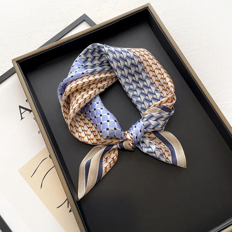 New scarf women spring printed - Scarf Silk Square のレビューと価格