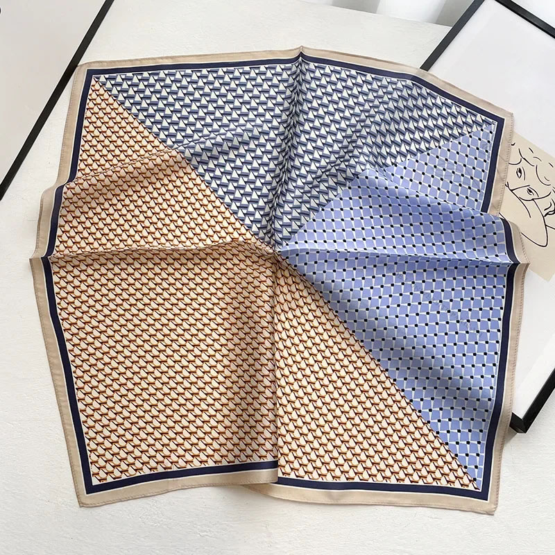 New scarf women spring printed - Scarf Silk Square のレビューと価格