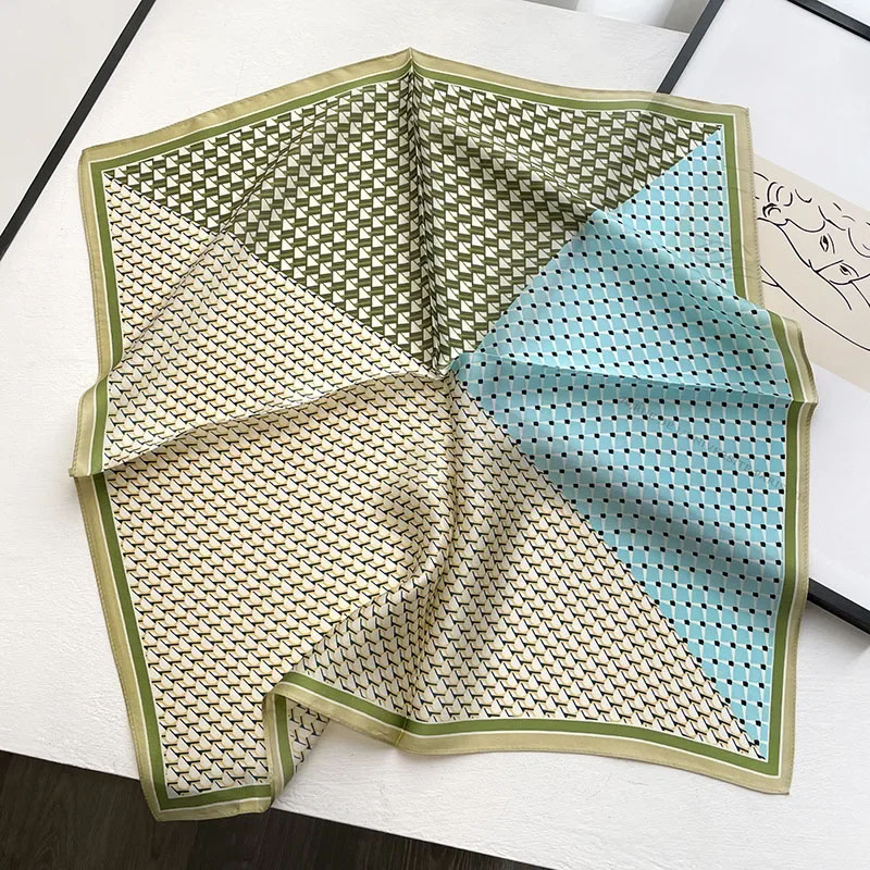 New scarf women spring printed - Scarf Silk Square のレビューと価格