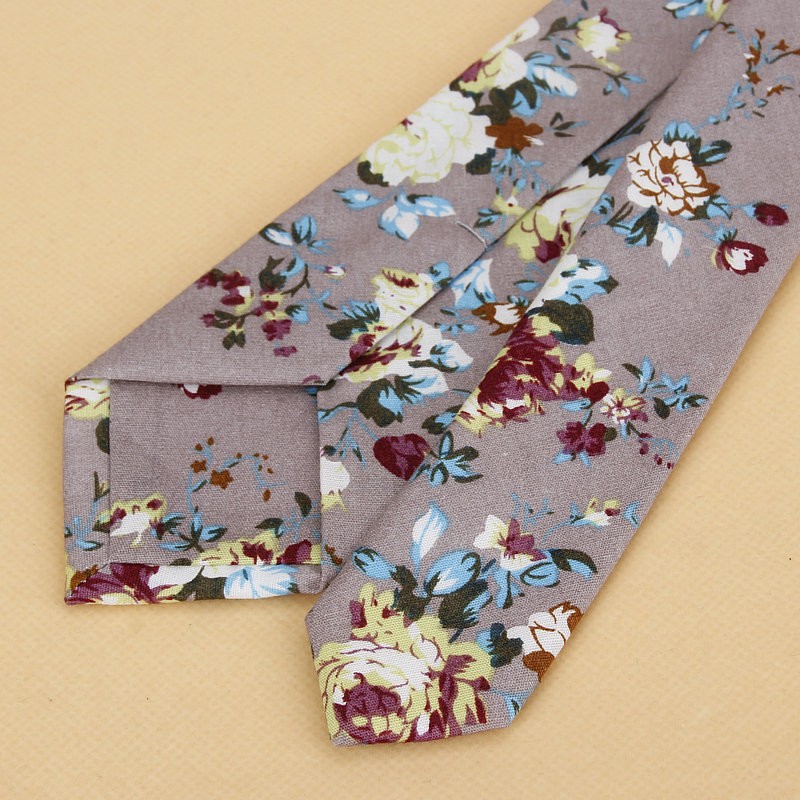 Brand New Floral Tie for Men's - Skinny Tie Men のレビューと価格