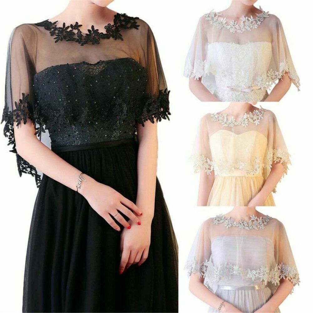 Women Party Bridal Casual Lace - Stole Wedding Shawl のレビューと価格