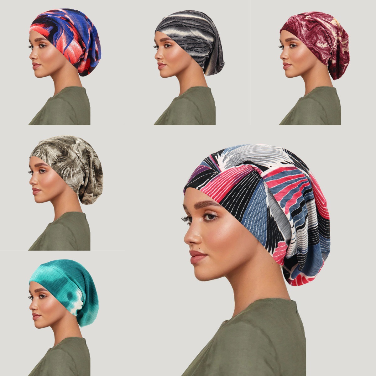 2026 New Tie-dye Hair Cover Ca - Head Wrap Turban のレビューと価格