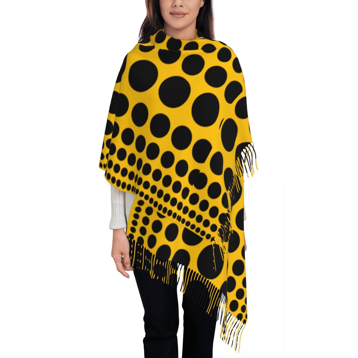 Infinity Polka Dots Scarf for  - Infinity Scarf Knit のレビューと価格