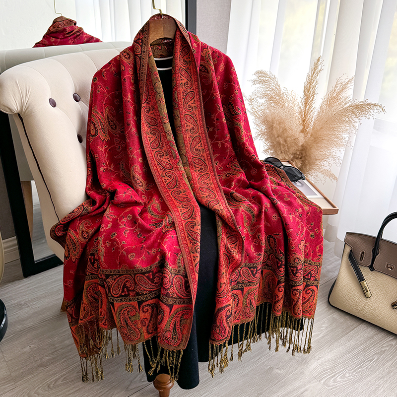 Tassel Blanket Design Thick Pa - Woven Scarf Blanket のレビューと価格