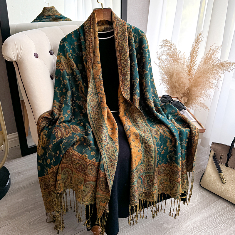 Tassel Blanket Design Thick Pa - Woven Scarf Blanket のレビューと価格