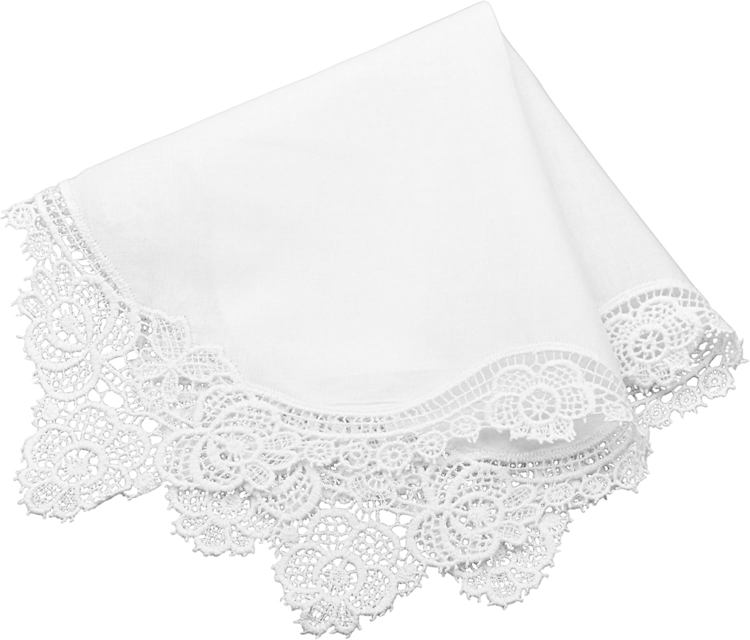White Wedding Handkerchief Pur - Handkerchief Cotton Men のレビューと価格