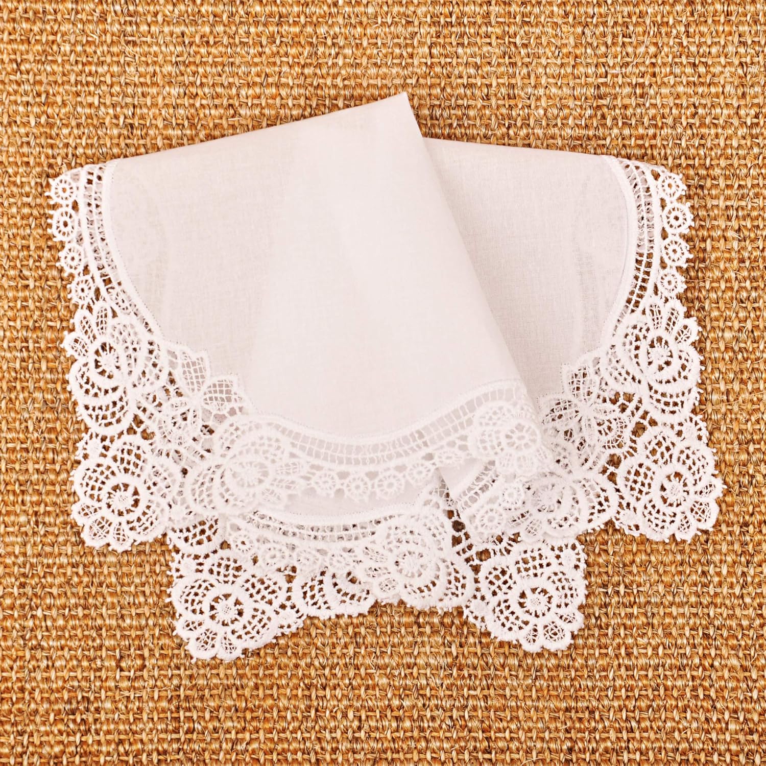 White Wedding Handkerchief Pur - Handkerchief Cotton Men のレビューと価格