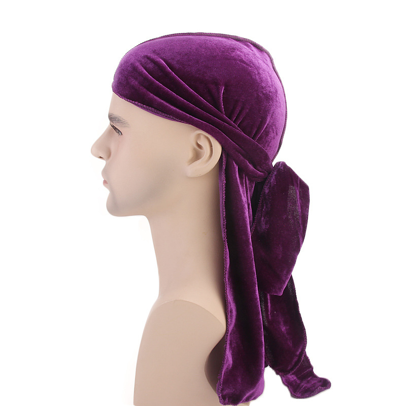 New Luxury Men's Velvet Durags - Bandana Doo Rag のレビューと価格