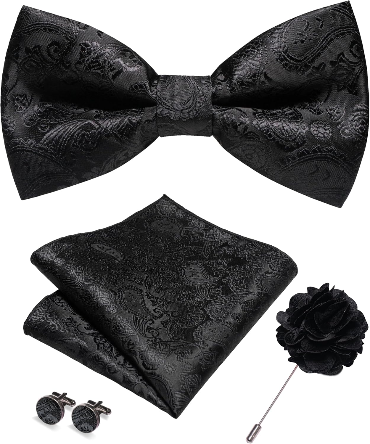 Paisley Pre-tied Bow Tie and P - Bow Tie Pre Tied のレビューと価格