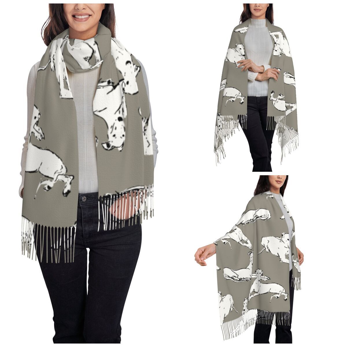 Relaxing Greyhound Whippet Sca - Pashmina Wrap Large のレビューと価格