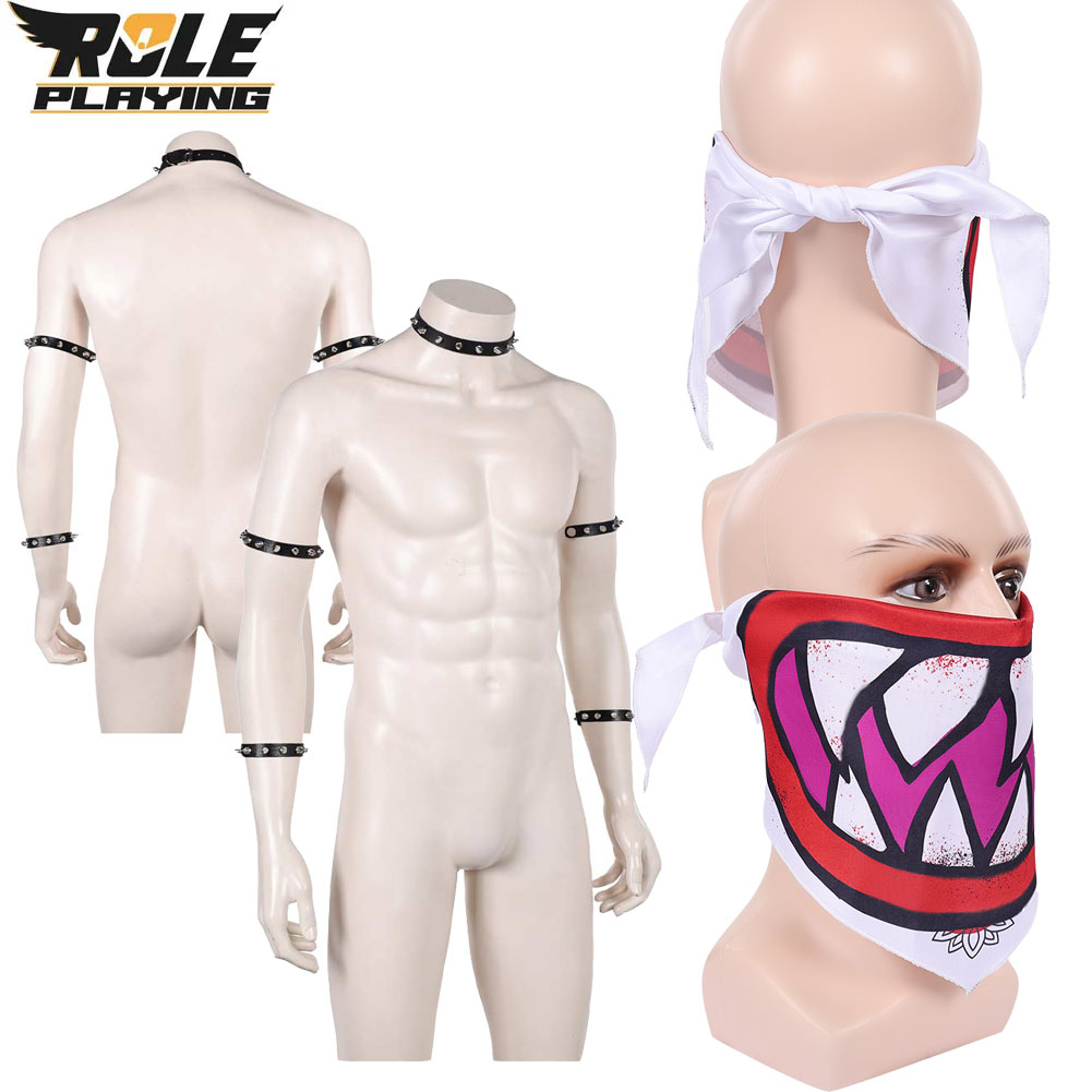 Bowser Jr Cosplay Scarf Mask B - Ascot Neck Scarf のレビューと価格