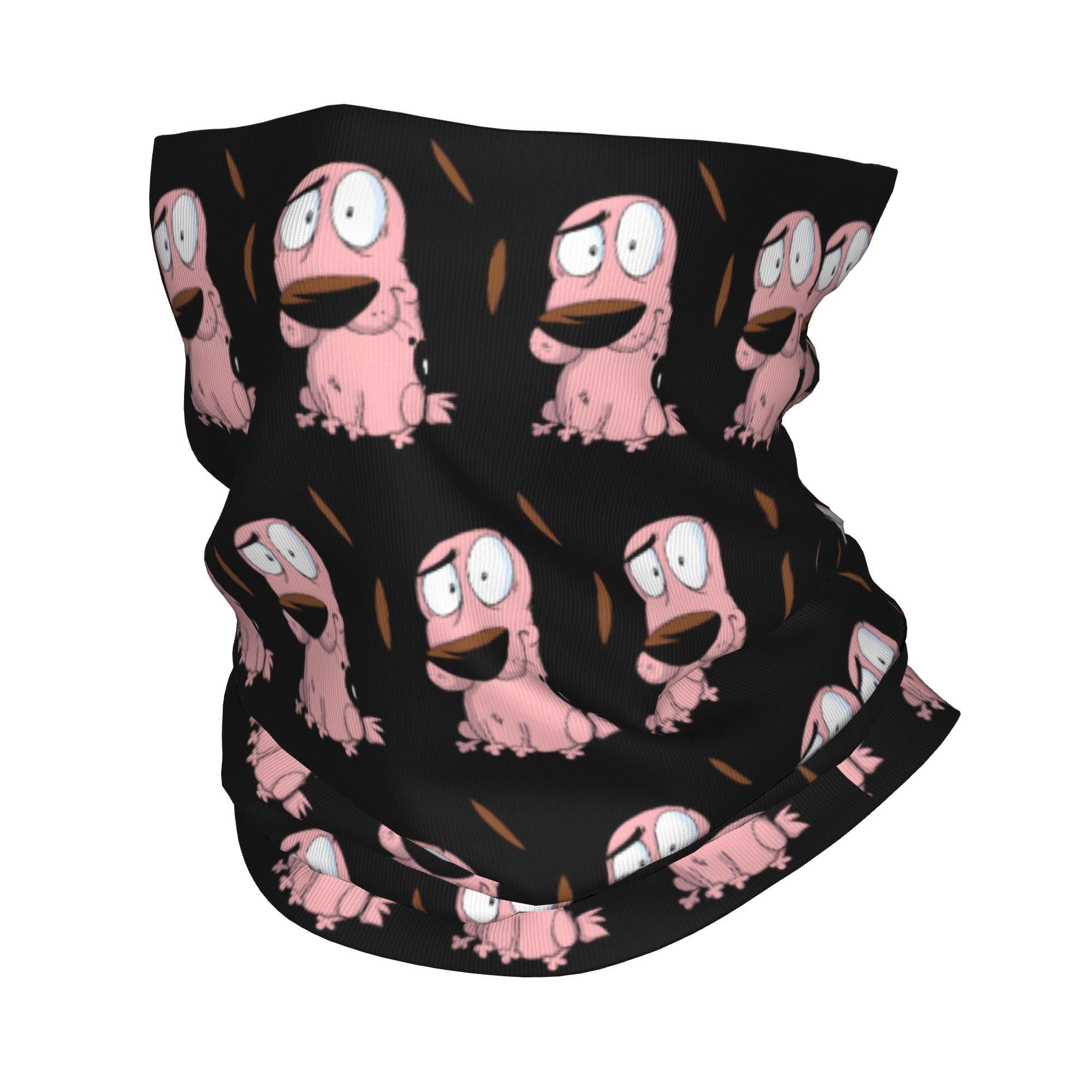 Custom Cartoon Courage Dog Win - Neck Warmer Tube のレビューと価格