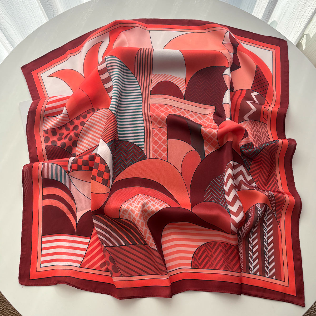 Luxury Square Scarf For Women  - Scarf Silk Square のレビューと価格