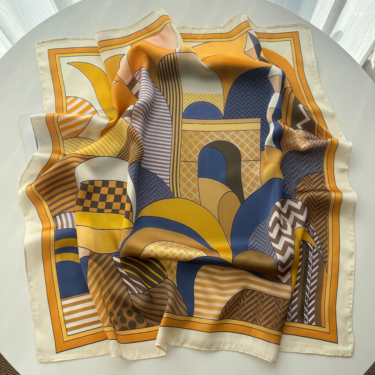 Luxury Square Scarf For Women  - Scarf Silk Square のレビューと価格