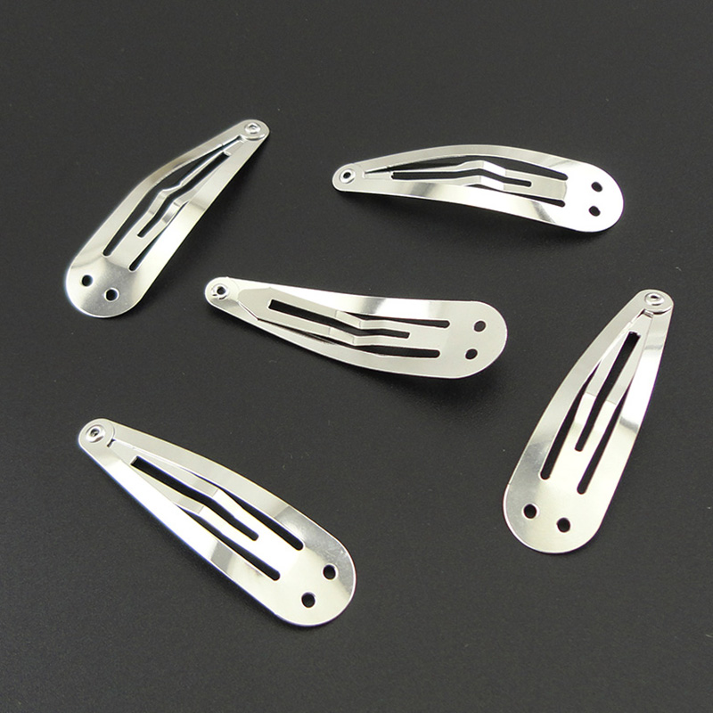 100PCS 5.0cm Silver Plain Meta - Tie Clip Silver のレビューと価格