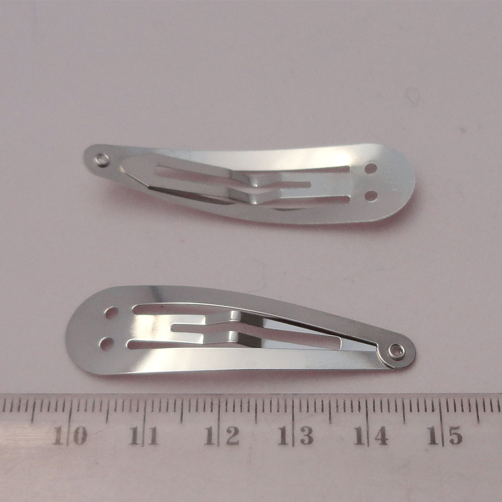 100PCS 5.0cm Silver Plain Meta - Tie Clip Silver のレビューと価格