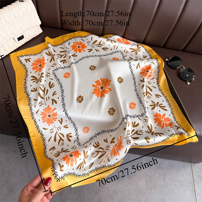 1Pc new printed fashion silk s - Scarf Silk Square のレビューと価格