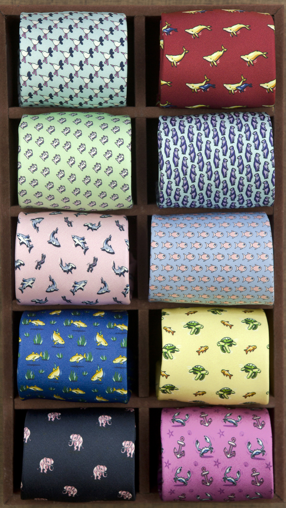 Multicolor Colorful Character  - Skinny Tie Men のレビューと価格