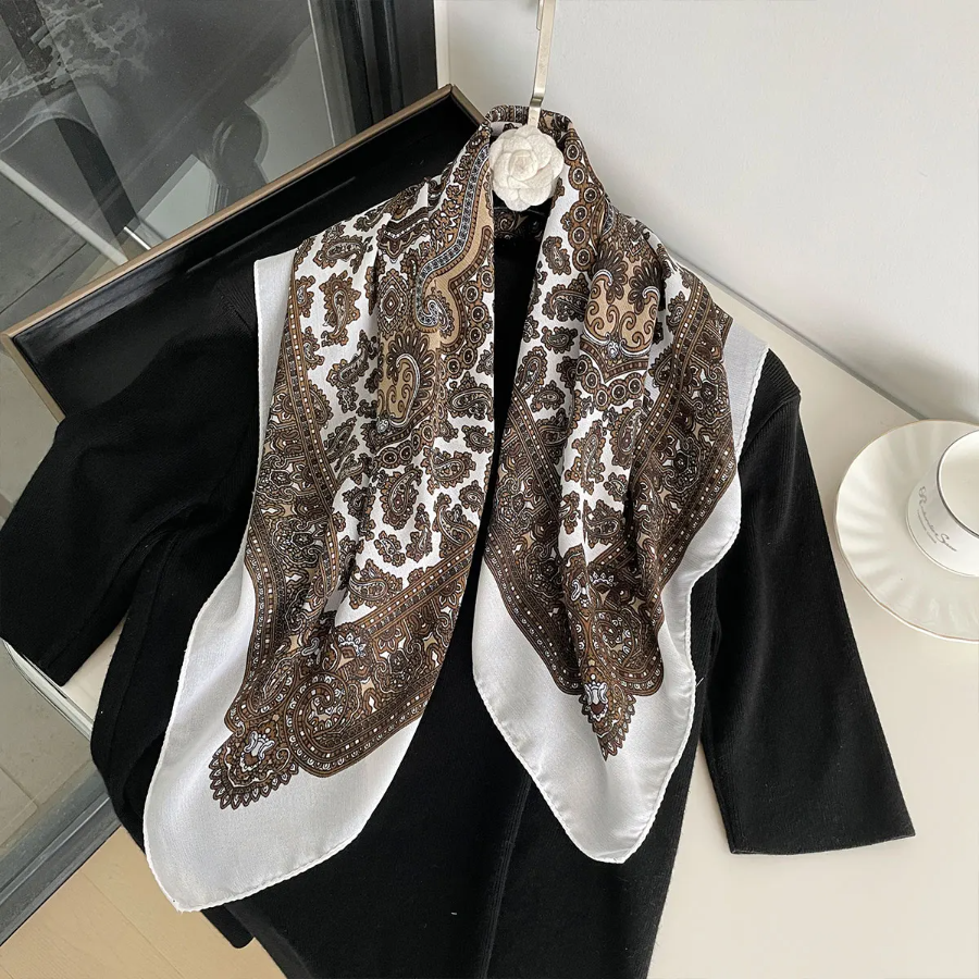New Fashion 70X70cm Women's Sc - Bandana Cotton のレビューと価格