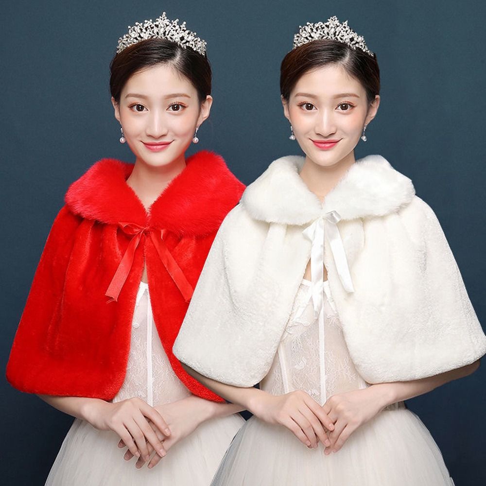 White Womens Winter Thicken Pl - Stole Wedding Shawl のレビューと価格