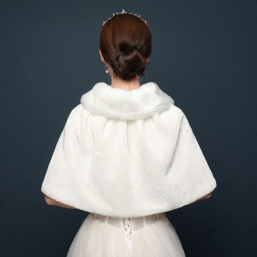 White Womens Winter Thicken Pl - Stole Wedding Shawl のレビューと価格