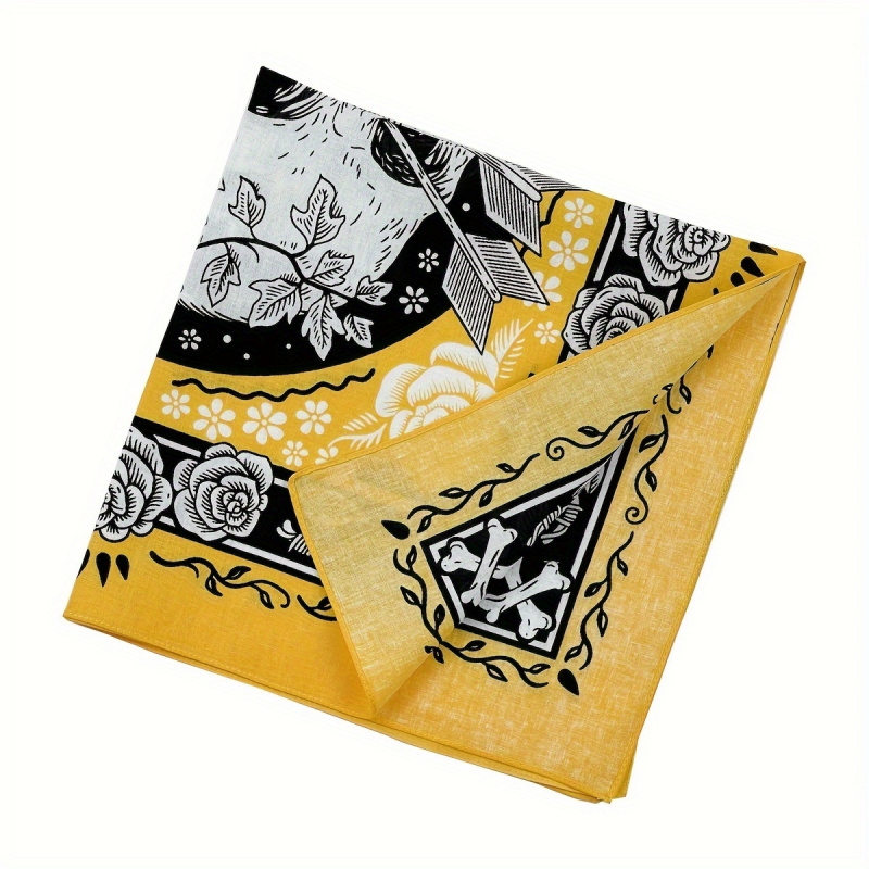 Skull Arrow Retro Headscarf Sq - Bandana Cotton のレビューと価格