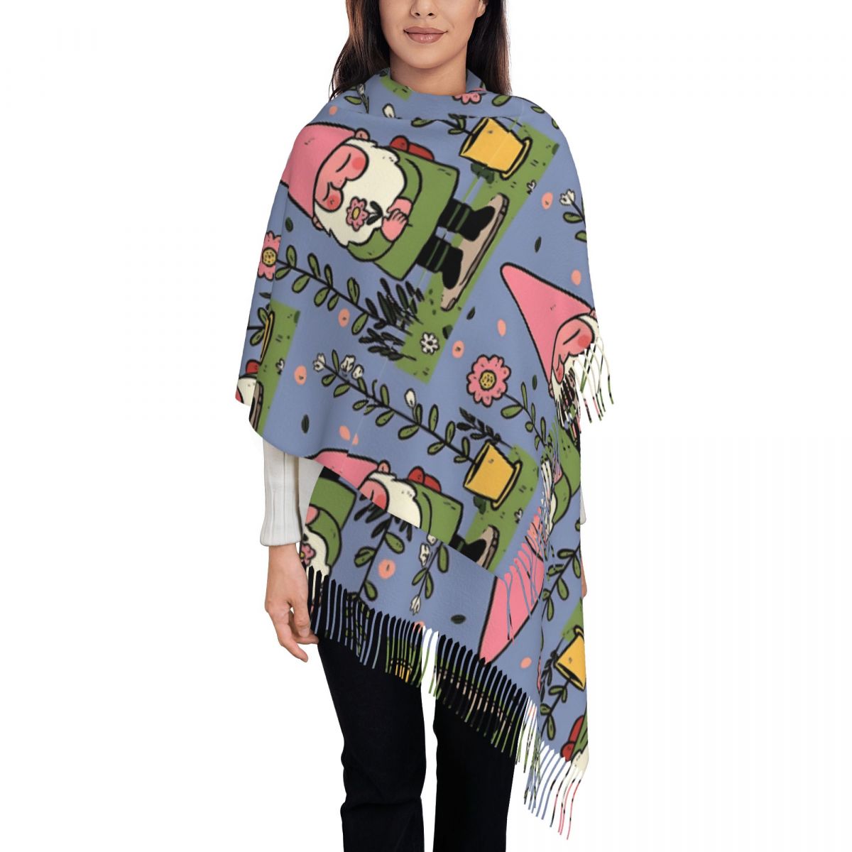 Mythical Garden Gnome Shawls W - Pashmina Wrap Large のレビューと価格